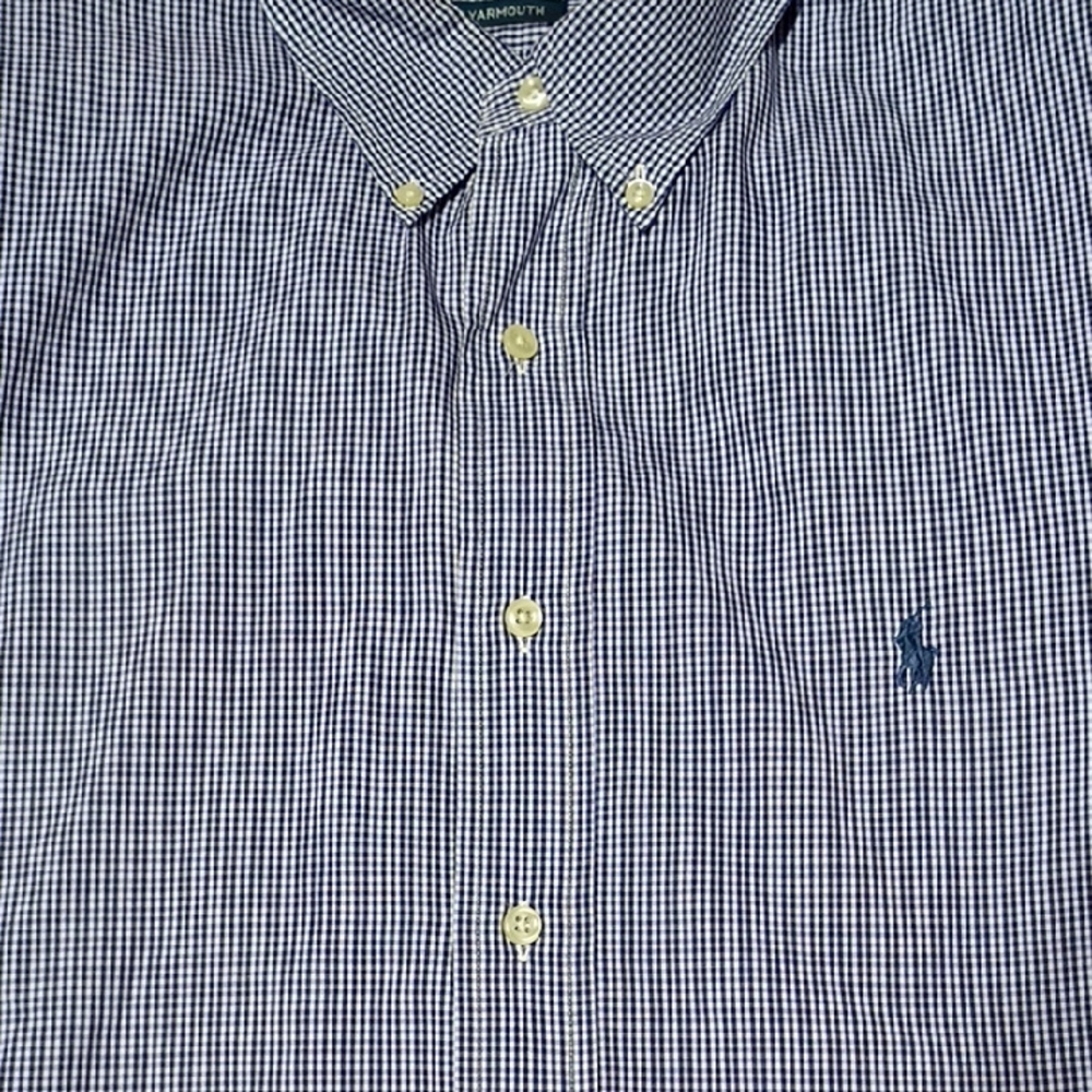 Polo by Ralph Lauren Navy and White Checkered Shirt